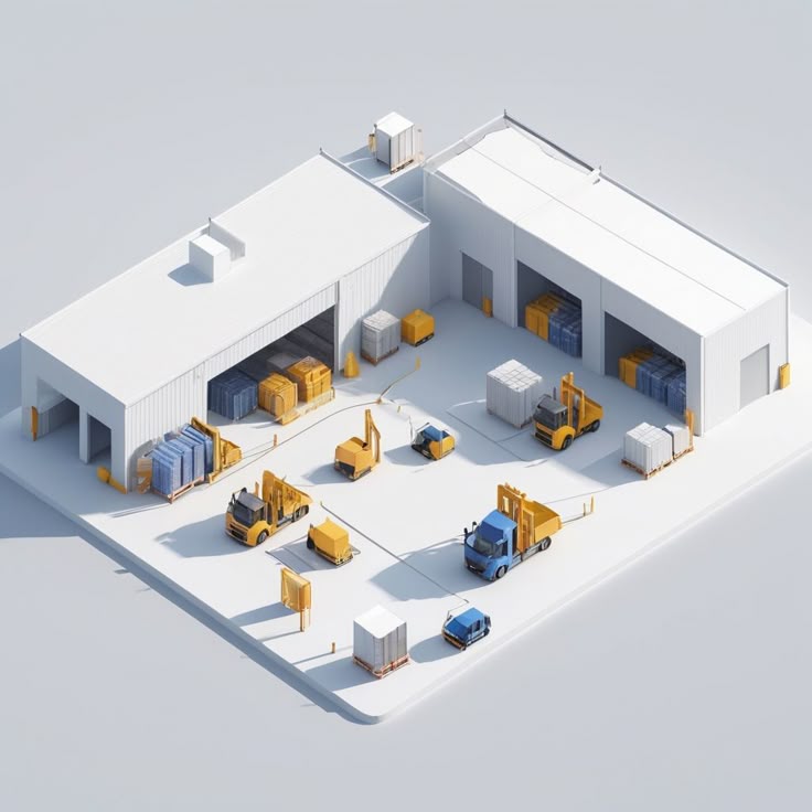 3D логистика склад